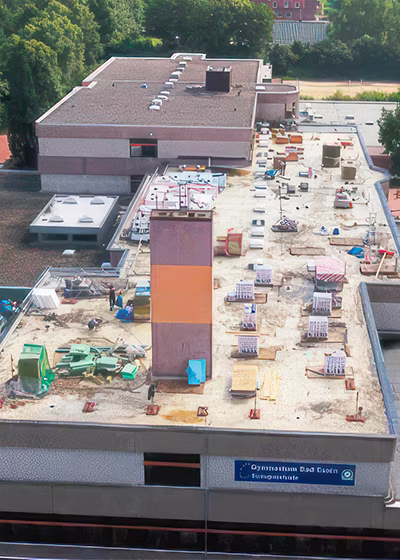 Platzhalterbild Handwerksarbeit Flachdach