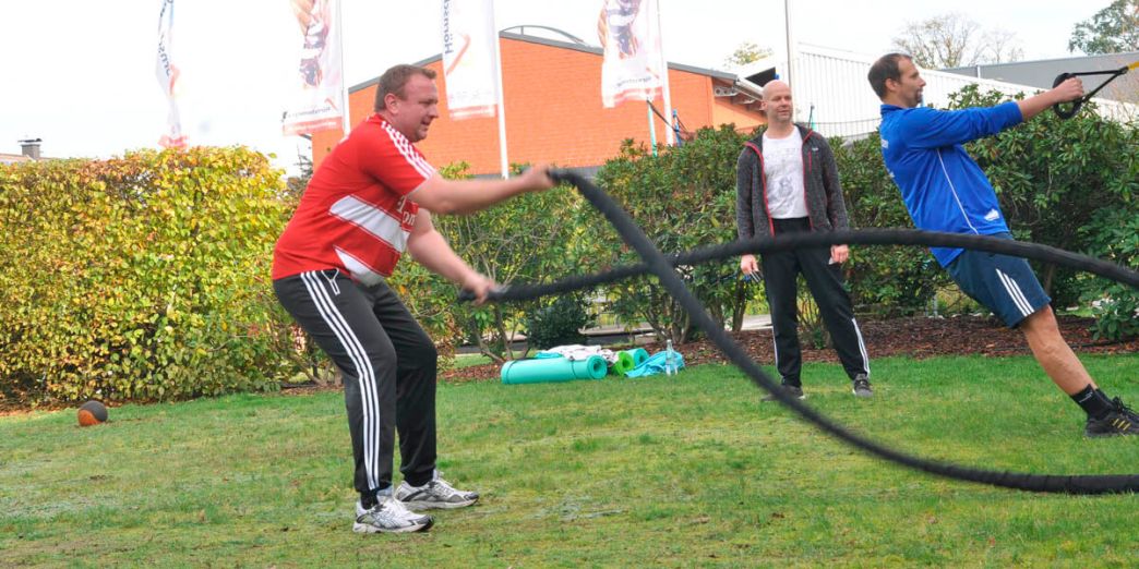 Fitness statt Werkstatt und Schreibtisch